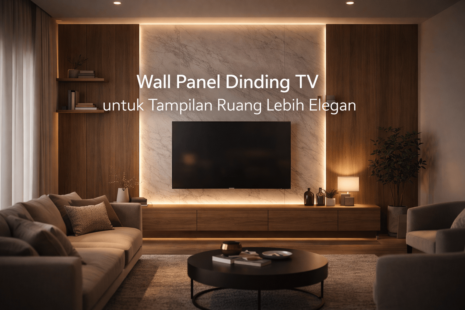 wall panel dinding tv