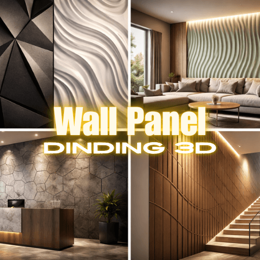 wall panel dinding 3d