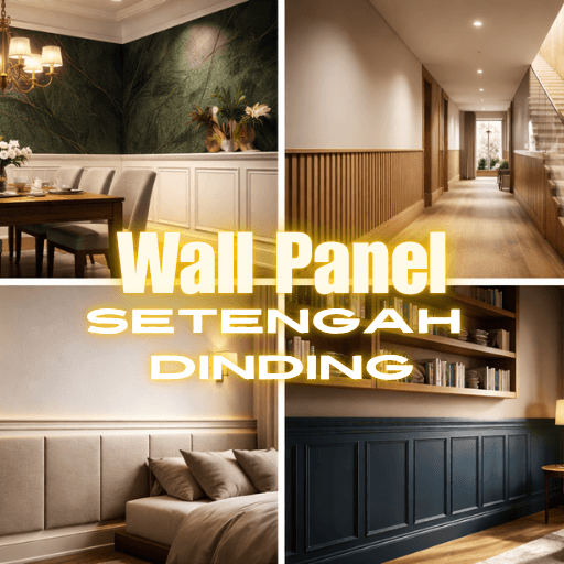 wall panel setengah dinding
