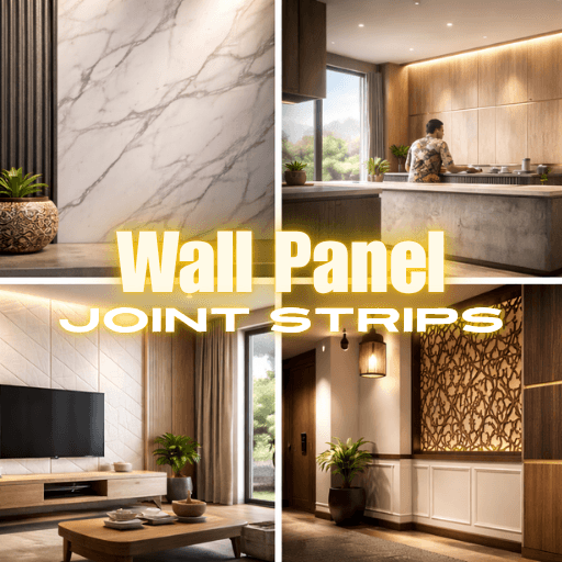 wall panel joint strips