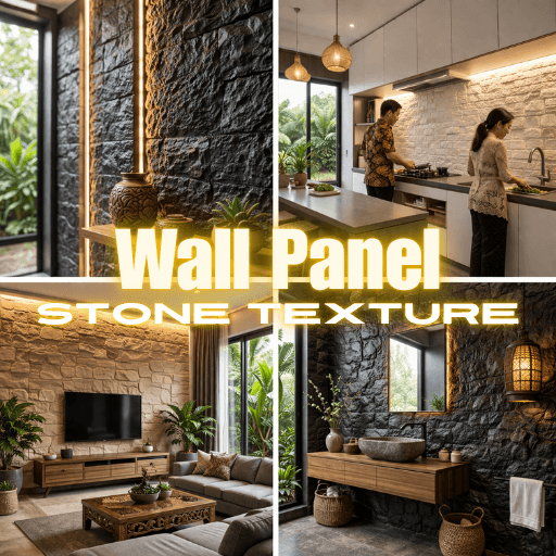 wall panel stone texture