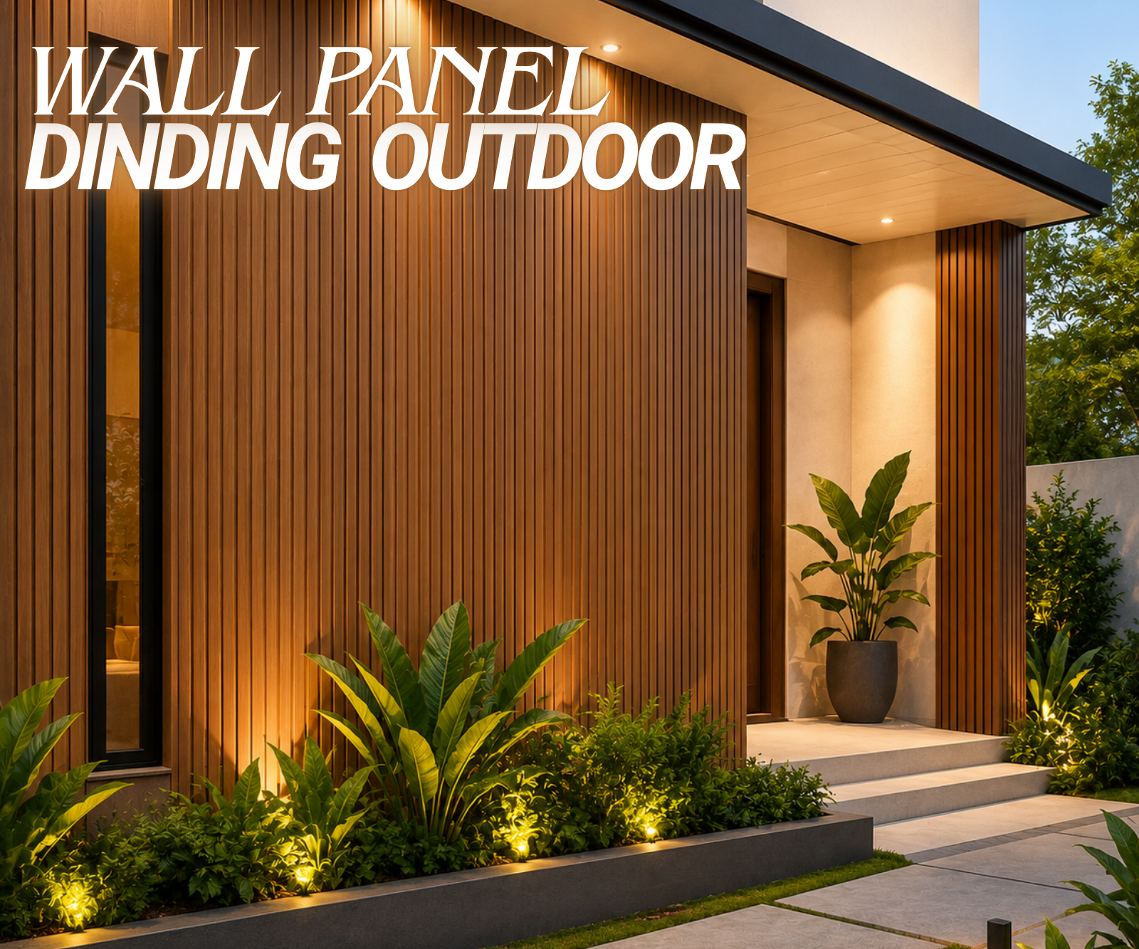 wall panel dinding outdoor