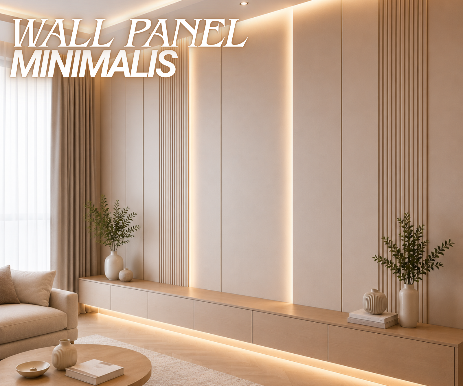 wall panel minimalis