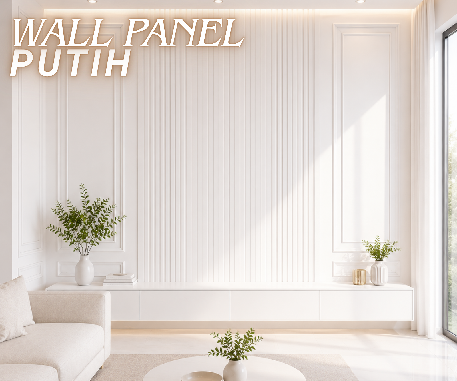wall panel putih
