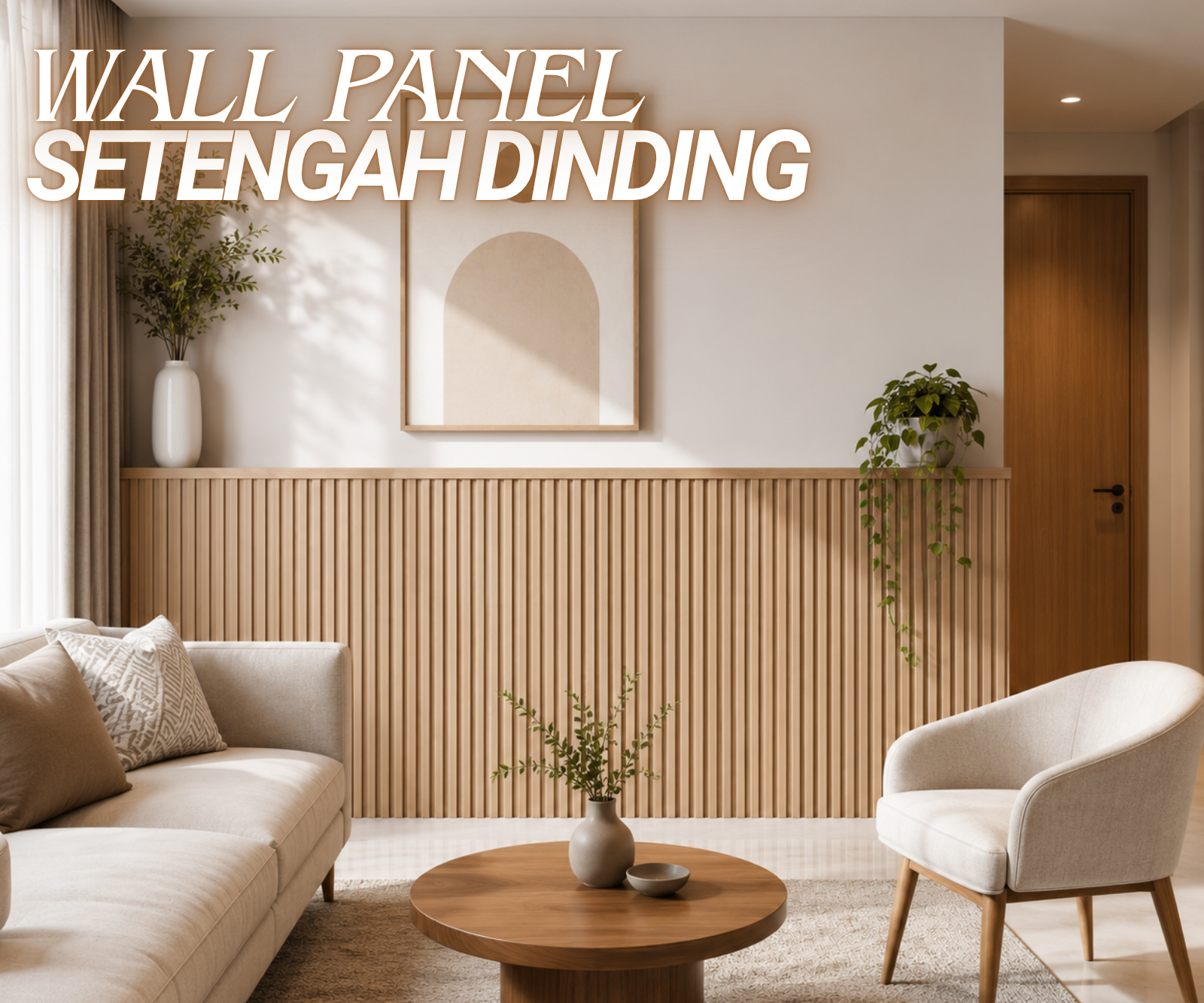 wall panel setengah dinding