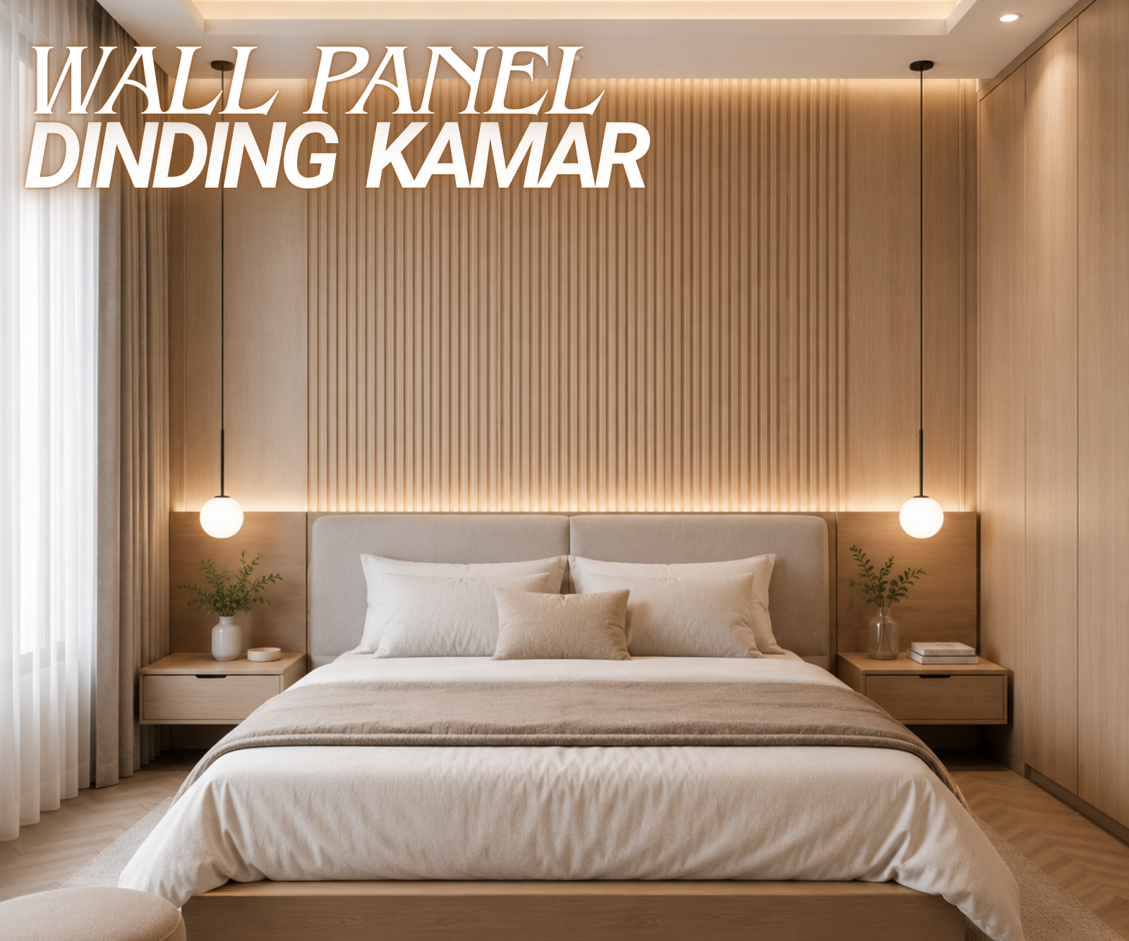wall panel dinding kamar tidur